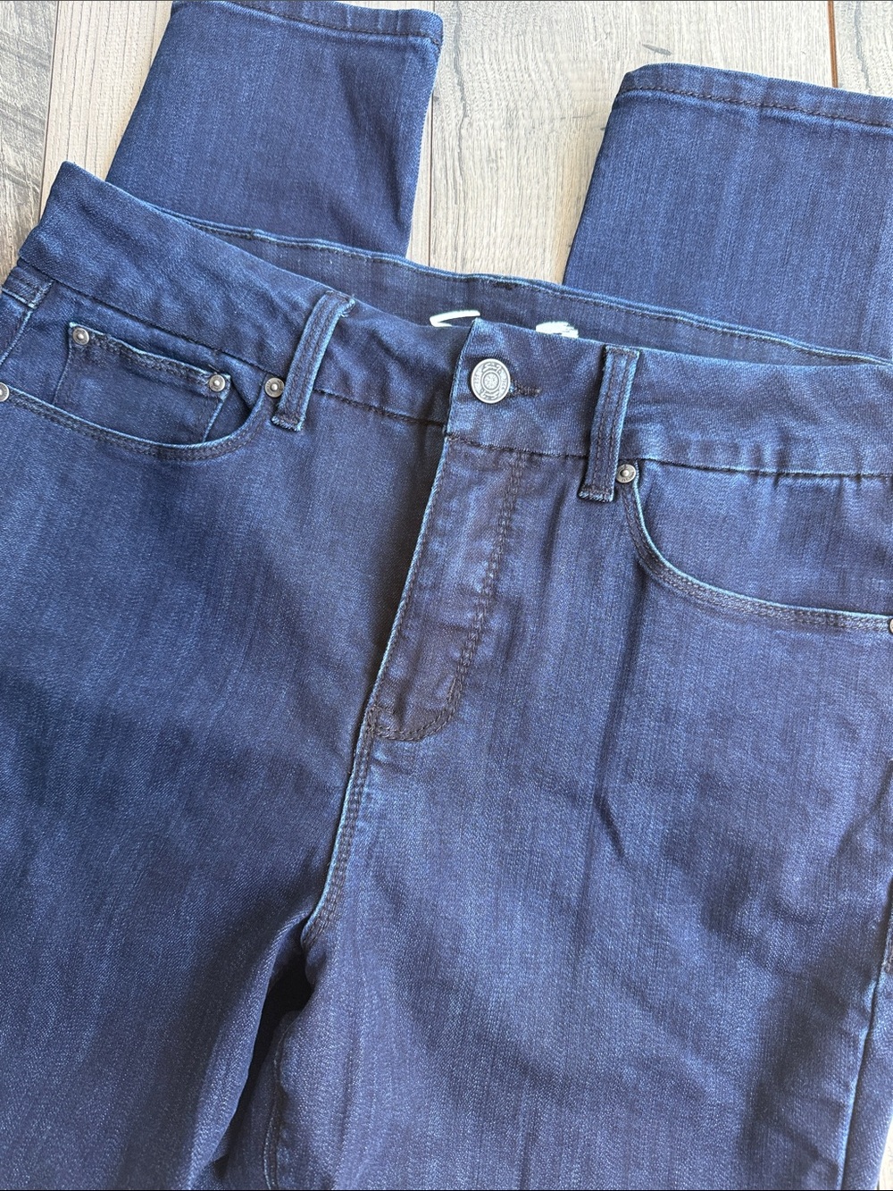 7 For All Mankind Women's Dark Blue Skinny Jeans stretch 12